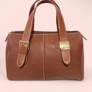 Burberry Brown Leather Satchel